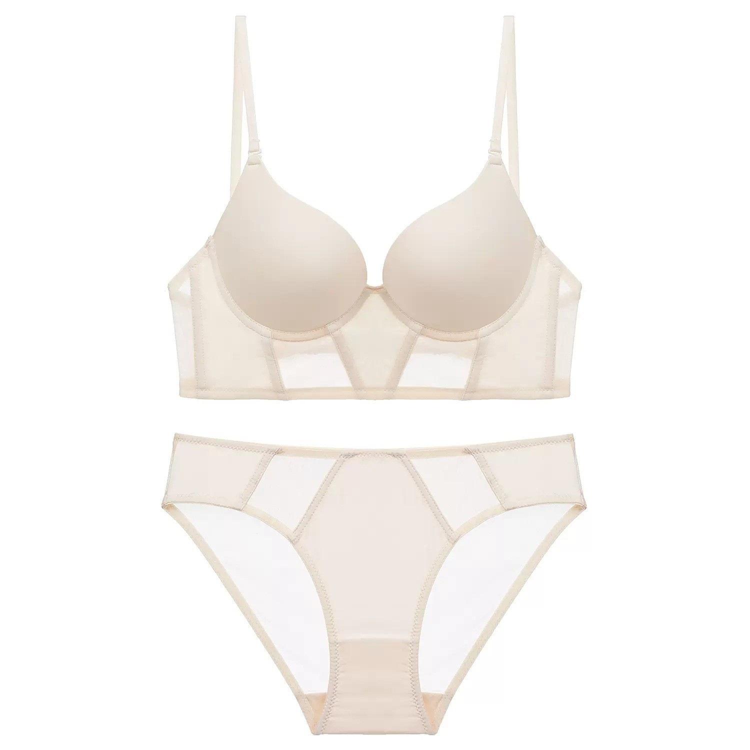 

Французский U-образный невидимый бюстгальтер для красоты спины с маленькой грудью и большим собирающим эффектом, завязывающийся на шее, гладкое и бесшовное сексуальное нижнее белье 85C thin cup