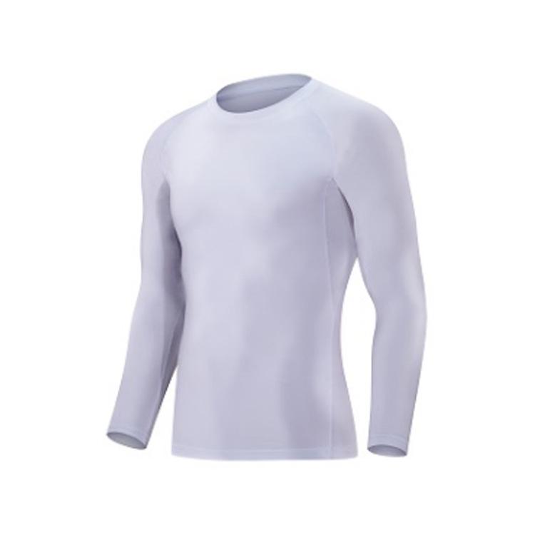 

Мужская быстросохнущая футболка с коротким рукавом для бега - Дышащая летняя фитнес-футболка для взрослых и детей 140 cm/22# белый