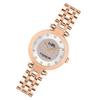 Park Silver Dial Rose Gold Steel Strap Watch for Women - 14503736