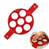 Silikon Antihaft-Ei-Former Omelett Fantastische Ei-Pfannkuchen-Maker-Ring Küche Backen Omelett-Formen Flip Herd Form