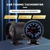 Digital Tachometer with Shift Light RPM Gauge Blue Backlight Electrical Tachometer Gauge 0-8000RPM Auto Universal Accessories