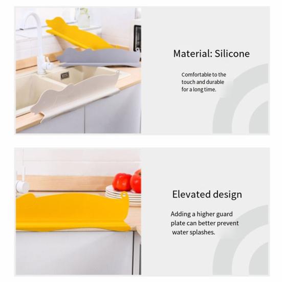 1/2 ks Kreslený pes Ochrana proti stříkající vodě do dřezu s přísavkami Ochrana proti stříkající vodě při mytí zeleniny Kuchyňská deska Štěně Protistříkací deska