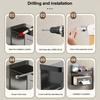 Wall-Mounted Toilet Paper Holder Storage Tray Strong Load-bearing Easy Installation Tissue Wipes Holder Bathroom Organizer