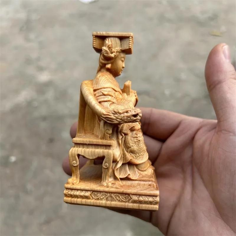 Kaya selvi ağacı oymalı jeton, Mazu heykeli, araba süsü, ev ibadeti, deniz tanrısı, göksel Bakire heykeli, Buda heykeli