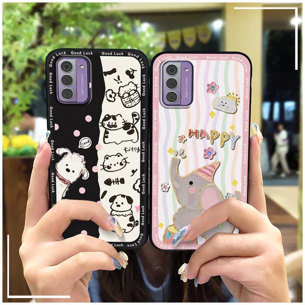 TPU Protective Phone Case For Nokia G42 5G Waterproof Cute Phone Pouch Silicone Cartoon Anti-knock Graffiti Soft Case