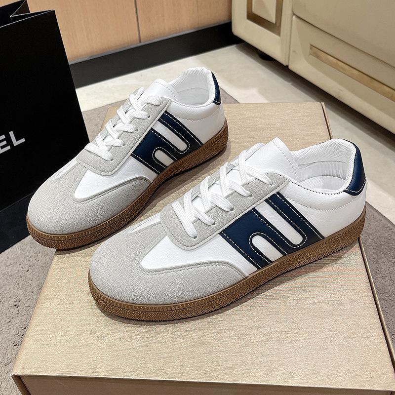 

Осінь і літо нові великі розміри зовнішня торгівля моральне виховання жіноче взуття 2025 нові легкі, прості та красиві повсякденні універсальні кеди жіночі 42 синій