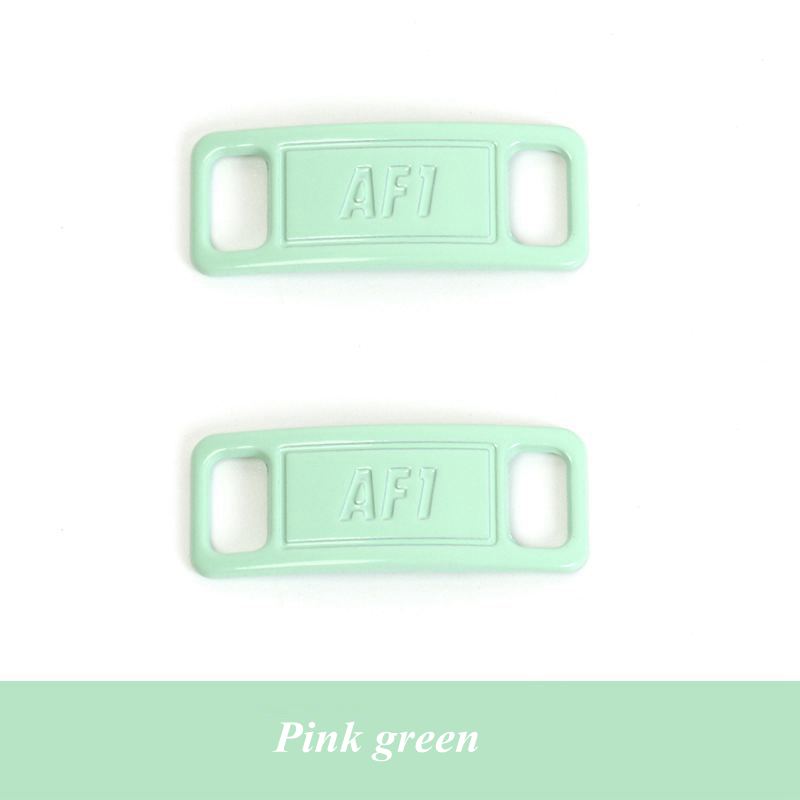 2pcs/pair Metal Shoelace Buckle for AF1 Sneakers DIY Lace Lock Accessories Shoelaces Buckle Kit for Customizable Sneaker Laces