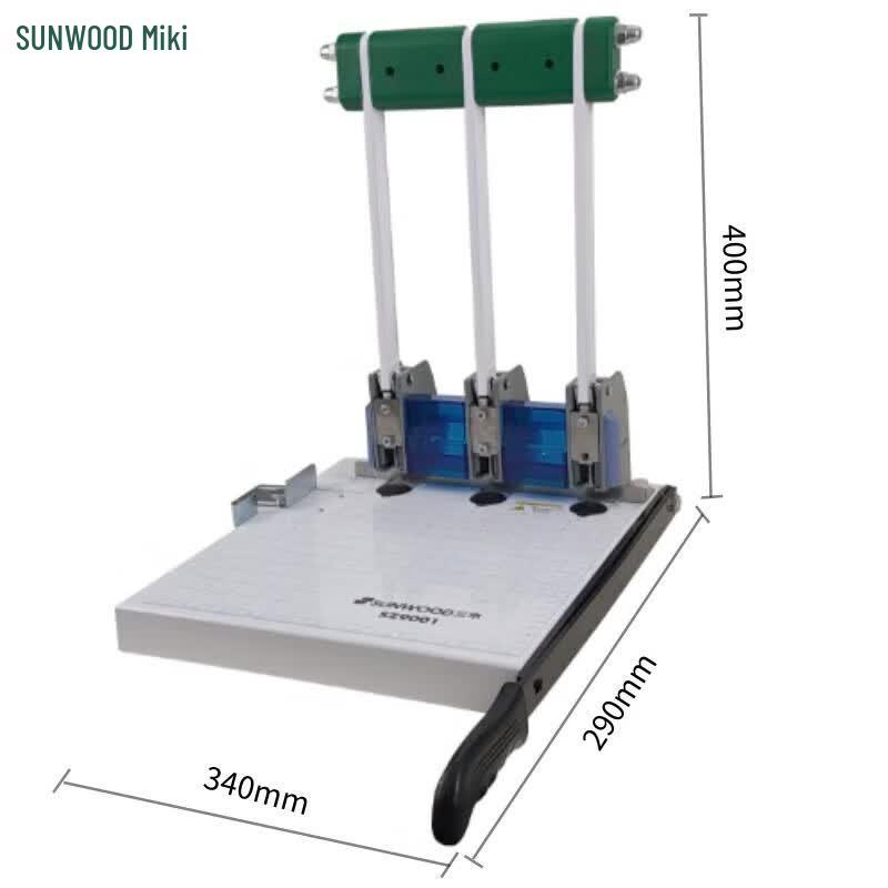 SUNWOOD SZ9001 Three-Hole Wire Binding Machine CN plug (adapter included)