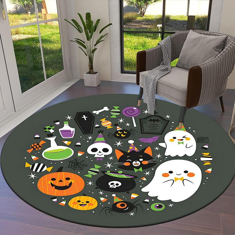 1pc Office Carpet Chair Mats Halloween Party Decorations Perfect for Decorating Office Chairs, Living Rooms, Or Bedrooms.YDT001