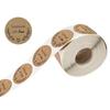 Handmade Sealing Stickers 500pcs/roll Kraft Paper Cookie Biscuit Decoration
