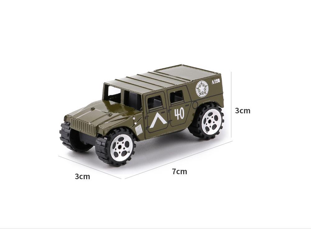 Mini Military Vehicles Alloy Army Tank Toys for Children Plastic Gliding Car Truck Kids Toy Gifts for Boy