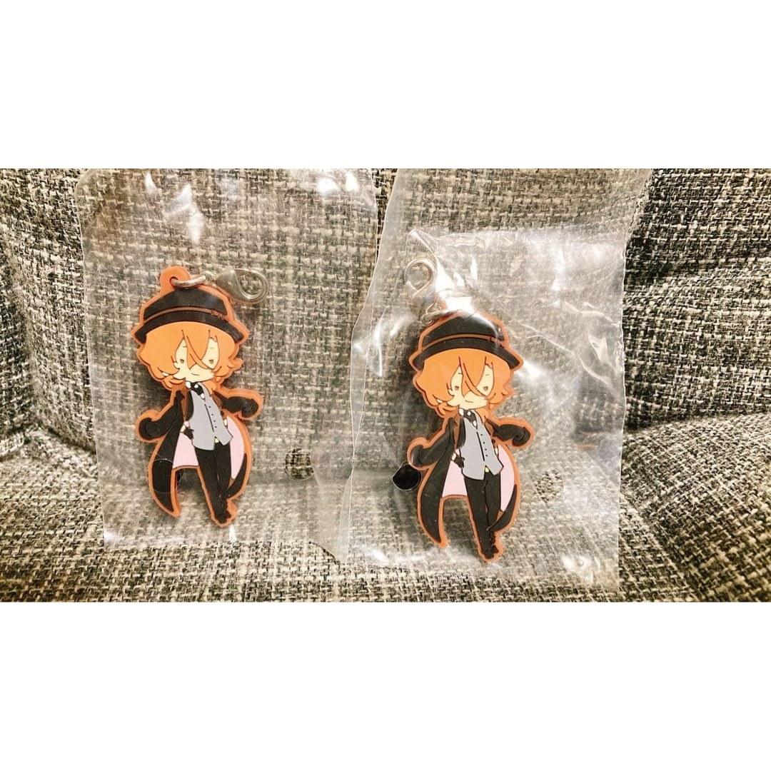 Bungo Stray Dogs Nakahara Chuuya Ichiban Kuji Rubber Charm 2-piece Set