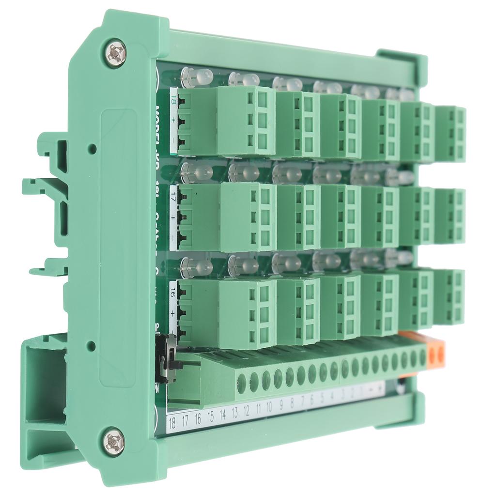 Terminal Block DIN Rail 3 Wire 18 Channel Acquisition Board NPN PNP KP 18L Gther C
