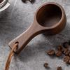 Practical-Black Walnutcoffee Spoon-Long-Handled Spoon For Coffee, Tea And Kitchen, Environmentally Friendly Mixed Appliance.