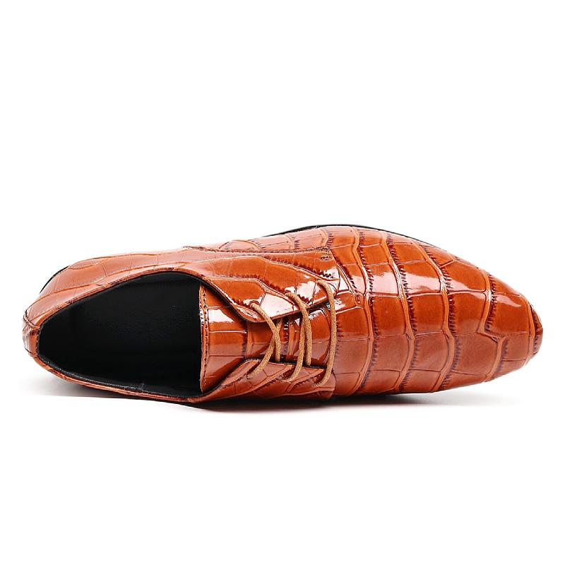 Big Size 48 49 50 Patent Leather Fashion Trendy Shoes Men Oxfords Dress Shoes Formal Office Elegant Italian Shoes Casual