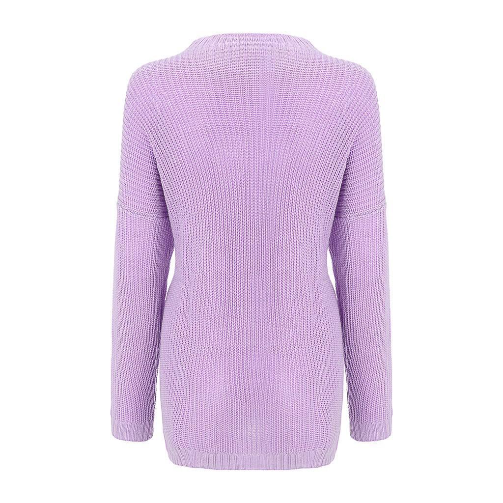 2026 Winter Women's Knitwear: Loose Batwing Sleeve Plus Size Sweater Coat