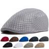 Women Beret Fashion Men Mesh Cap Casual Solid Berets Female Summer Soft Top Sun Visor Hat For Male 55-59cm Head Circum Unisex