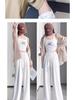 Women's Summer High-Waist Wide-Leg Ice Silk Pants: Lightweight, Sun-Protective, Quick-Dry, Loose, Straight-Leg, and Casual.