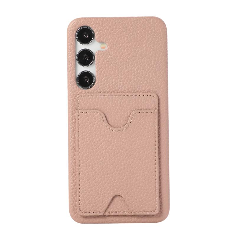 New Luxury Solid Color Leather Up Down Wallet Card Slot Phone Case For Samsung S25 Ultra Edge S23 S22 S24 Ultra Plus Back Cover