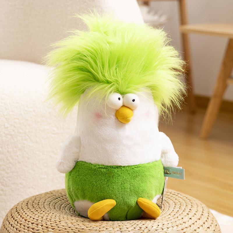 Exploding Head Chicken Plush Toy With Short Pile Cotton For Kids And Teens Gift