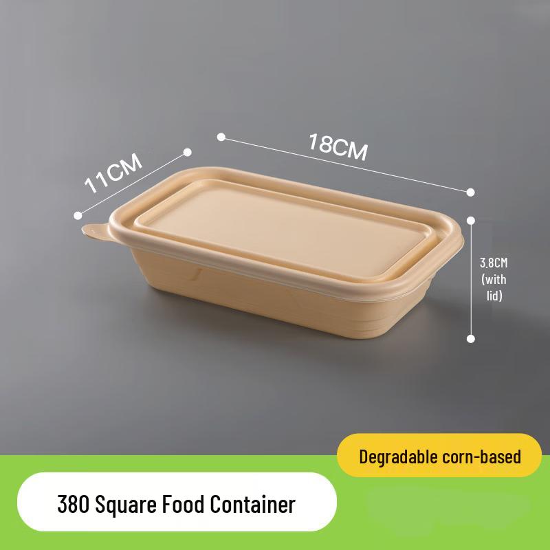Handon Biodegradable Corn Starch Disposable Lunch Boxes
