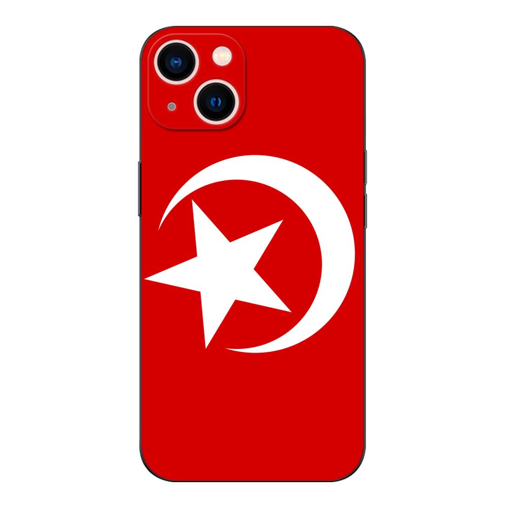 Black Tpu Case For Realme Q5 X XT X2 X3 Superzoom X50 V13 Q3i X7 PRO Ultra GT Master Edition Tunisia Flag