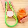 1pcs 4 In 1 Multifunctional Bottle Opener, Household Can Opener, Labor-saving Cap Opener, Cap Screwer, Kitchen Cap Remover