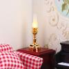 1:12 Dollhouse Miniature Led Lamp Table Lamp W/Switch Living Room Home Decor Toy