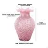 Strawberry Vase Home Decoration Glass Handmade Accessories Jar Ornament Flower for Table