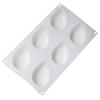 6-Kavitäten Blatt Silikonform - Für Mousse-Kuchen Dessert Fondant Sukkulente Aromatherapie Backen