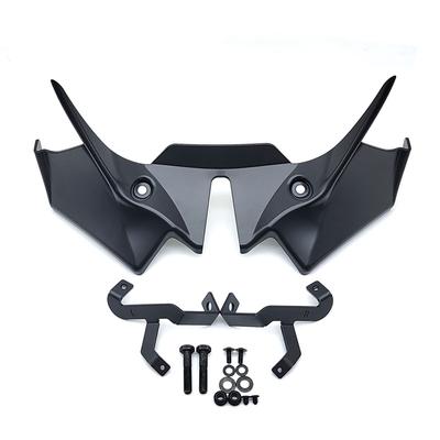 Motorcycle Front Spoiler Fairing Winglet Aerodynamic Wing Cover Trim For Kawasaki Z650 Z 650 Z650 2021-2025 23 Spoiler Winglet