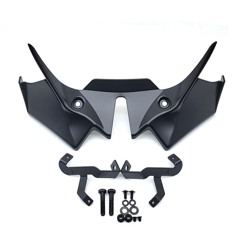 Motorcycle Front Spoiler Fairing Winglet Aerodynamic Wing Cover Trim For Kawasaki Z650 Z 650 z650 2021-2025 23 Spoiler Winglet A