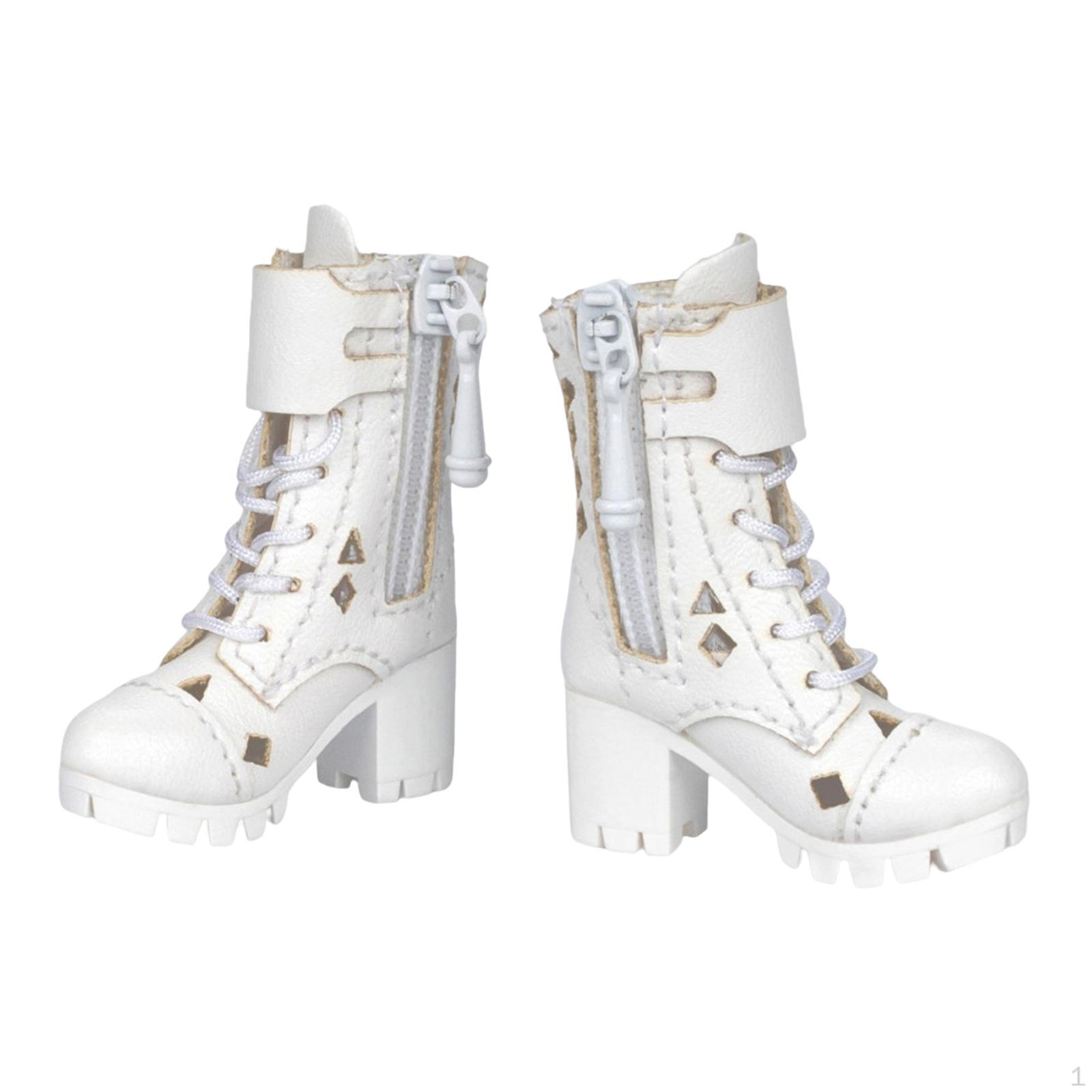 

Ботинки высокого качества 1/6 для 12-дюймовой куклы белый