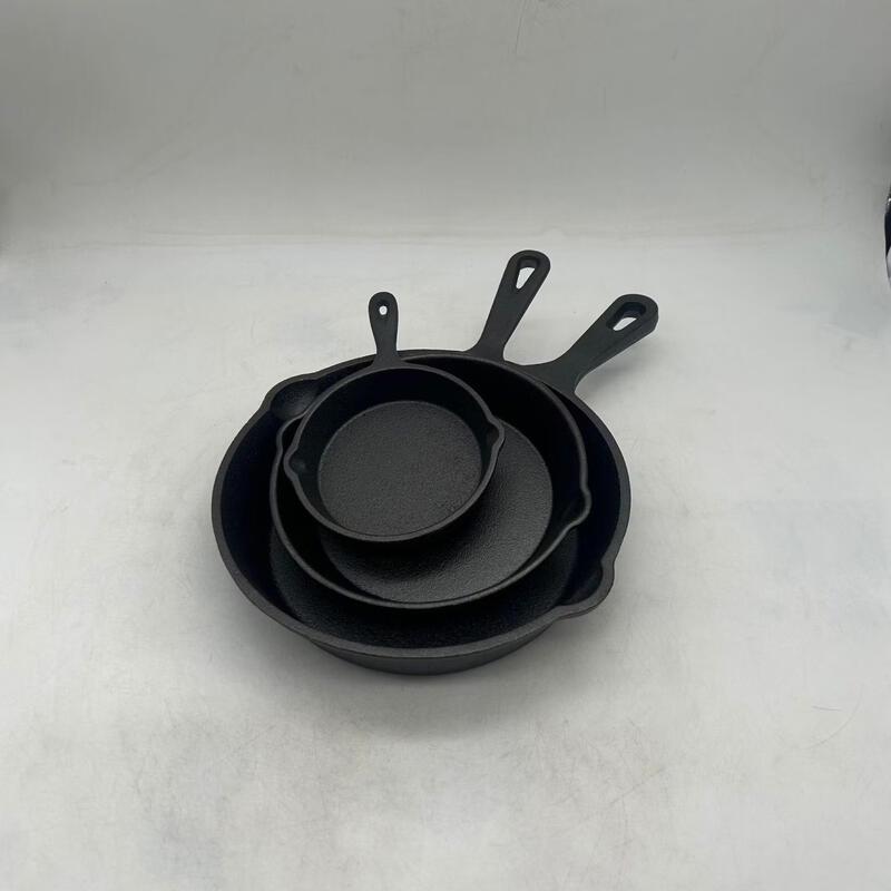 Wu Tuo Cast Iron Steak Frying Pan Set