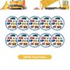 Happy Construction Birthday Party Decorations Set Plates Cup Tablecloth Gift Bags Banner Stickers Cake Decoration Party Supplies