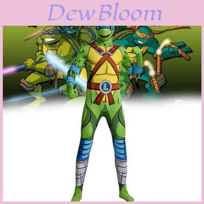 Cosplay kostým Teenage Mutant Ninja Turtles z mléčného hedvábí pro halloweenskou párty