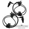Rear Left & Right Side ABS Speed Sensor Set For 2008-2013 Toyota Highlander 4WD