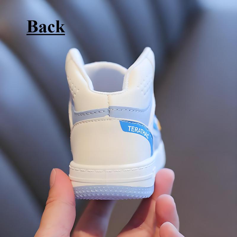 Children's sports shoes, casual sneakers, high-top basketball shoes, soft-soled baby shoes