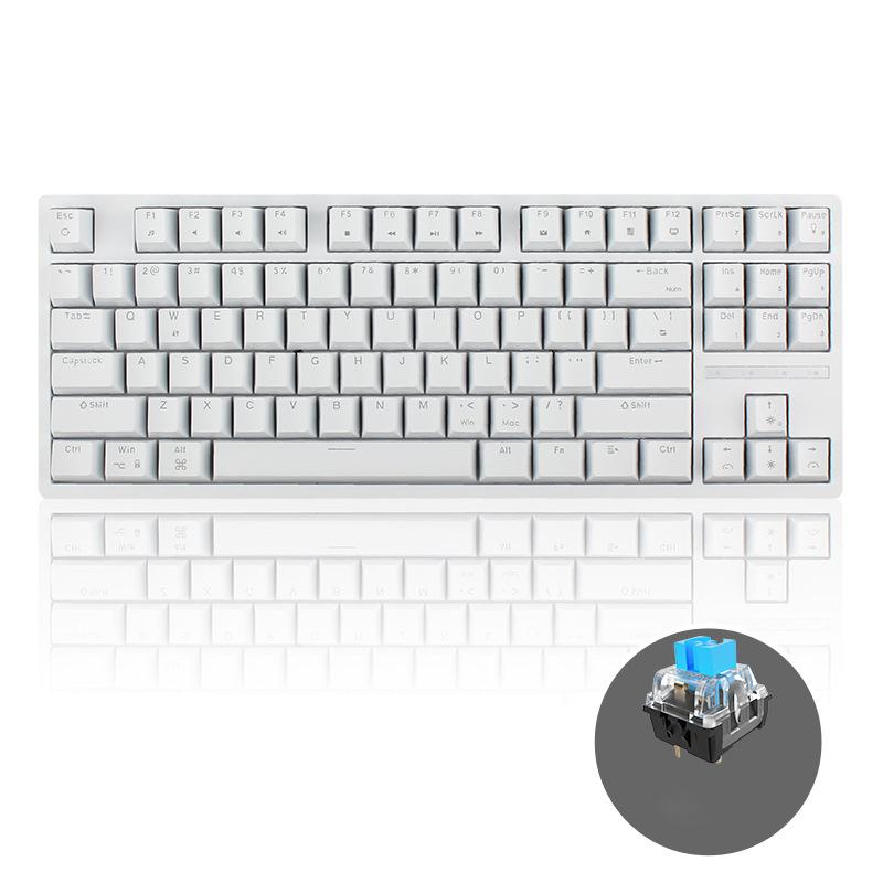 Factory Sale Keyboard Gaming With Blue Switches Custom Wired RGB 87 Keys Mechanical Keyboard Gaming for Computer