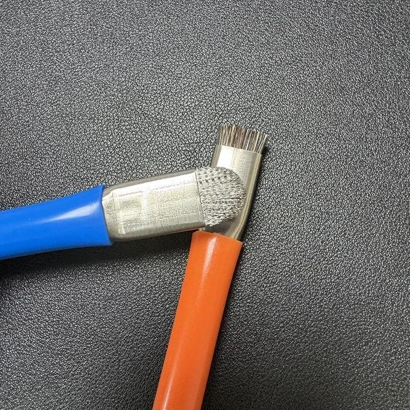Veilige borstel Antistatische moederbord PCB-reinigingsborstel voor reparatie van mobiele telefoons Kit Dubbele kop Gemak