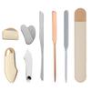 Fondes - Stainless Steel Foundation Spatula / Faux Leather Sleeve / Set (Various Designs)