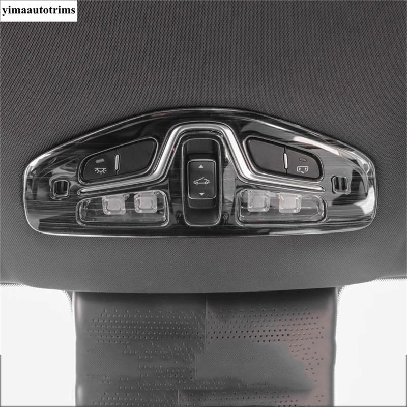For GAC Trumpchi Empow - 2025 Interior Accessories Roof Reading Lamps Lights Frame Decoration Cover Trim Stainless Steel