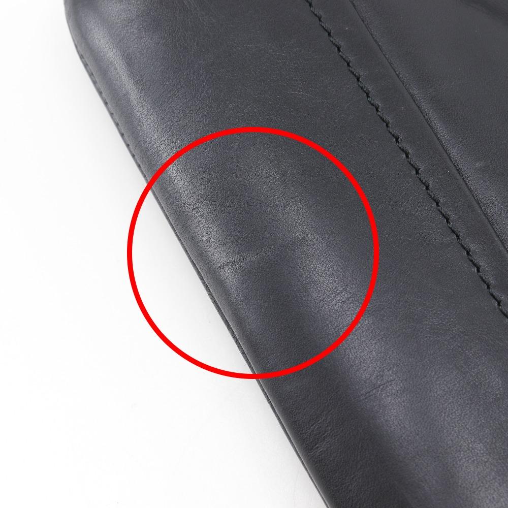 BALLY TAS Business bag 2WAYShoulder black leather mens Used