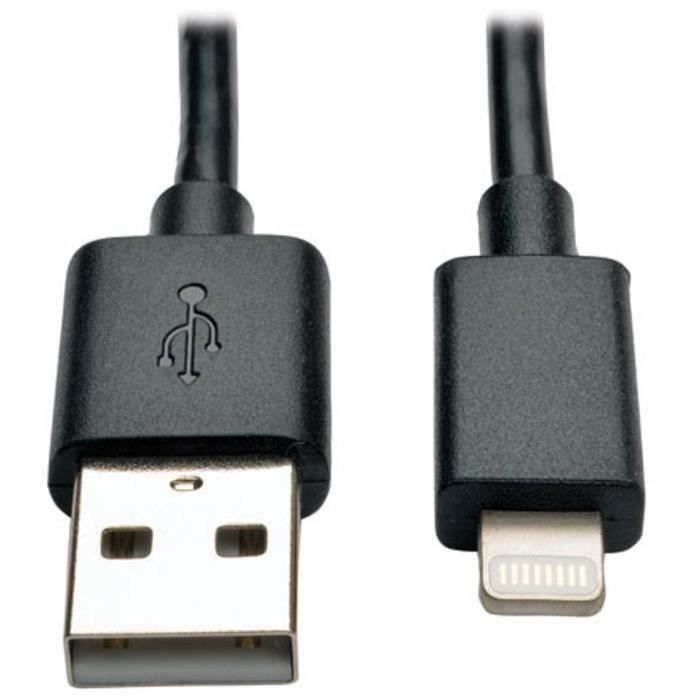 Tripplite Câble USB Pour Iphone 6 - 30 Cm - Noir