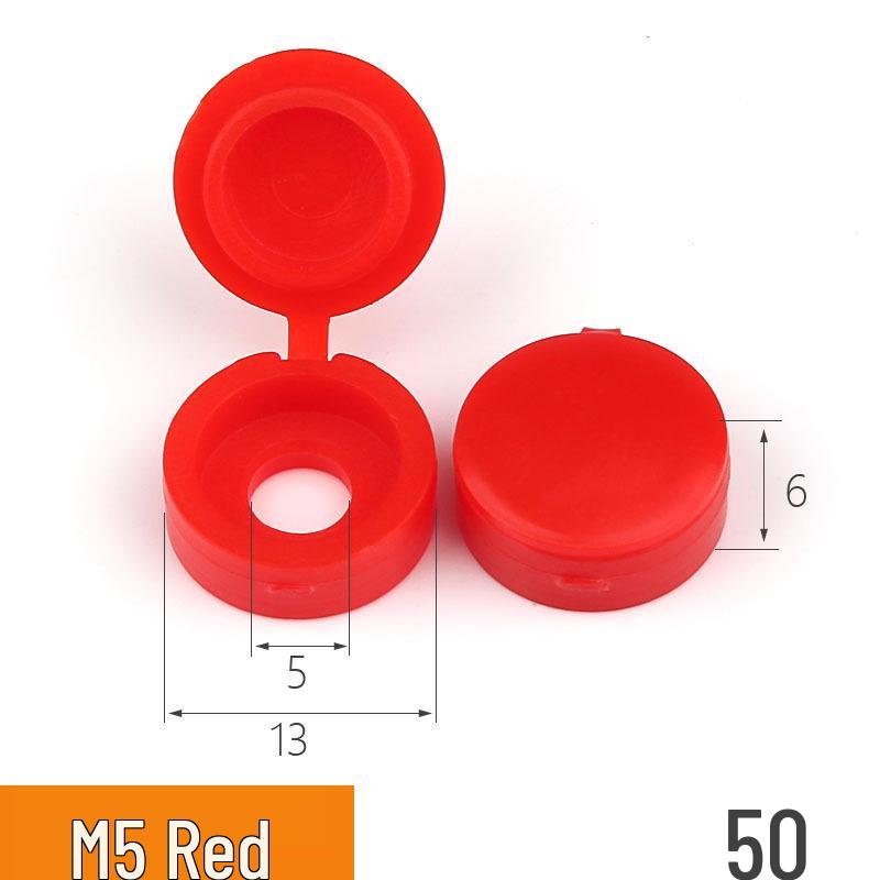 Thickened Decorative Self-tapping Screw Cap M4M5 - Plastic Protective Hole Plug for Furniture