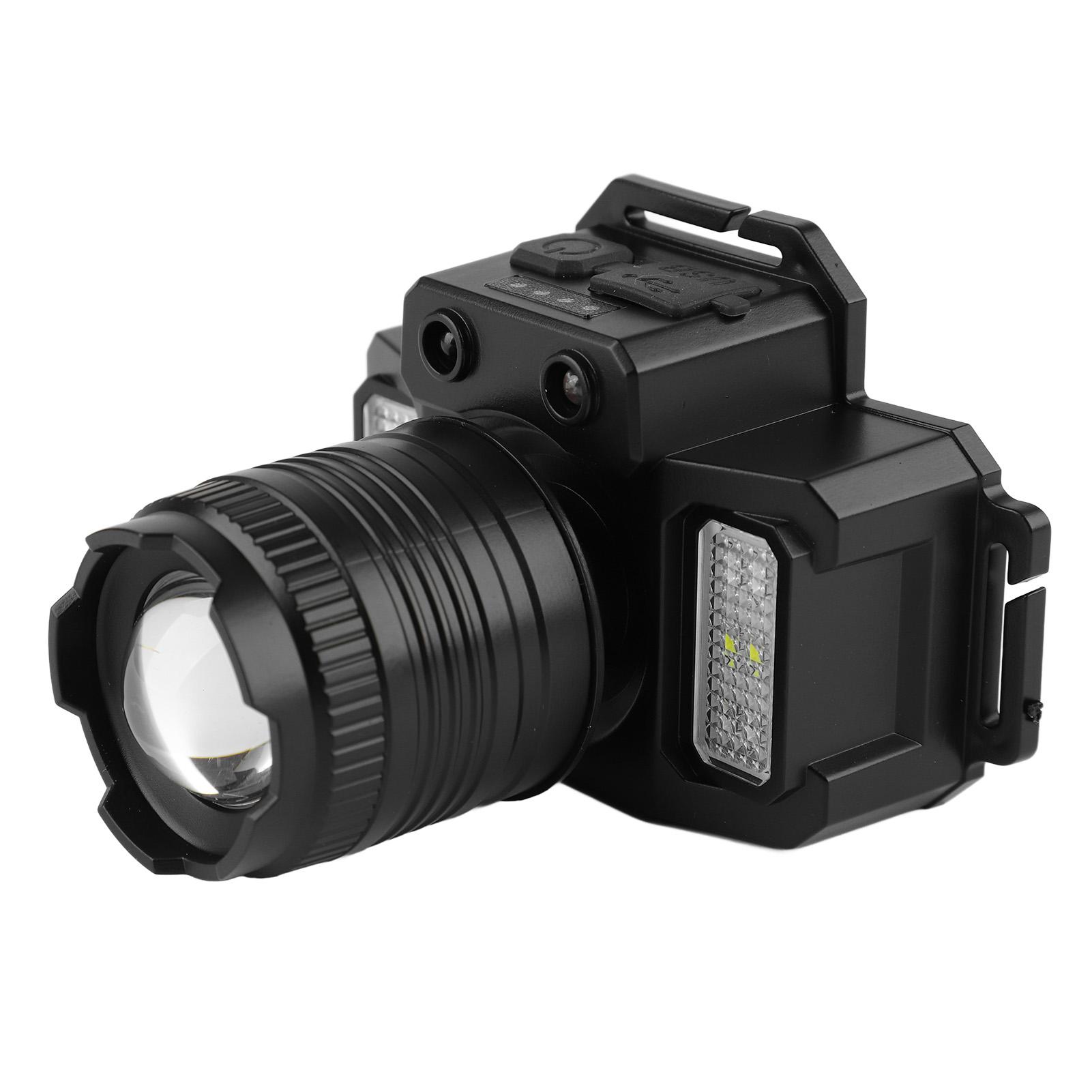 

Светодиодный рабочий налобный фонарь с сильным светом для улицы, рыбалки, работы, поисковый фонарь для походов, 1600 мАч