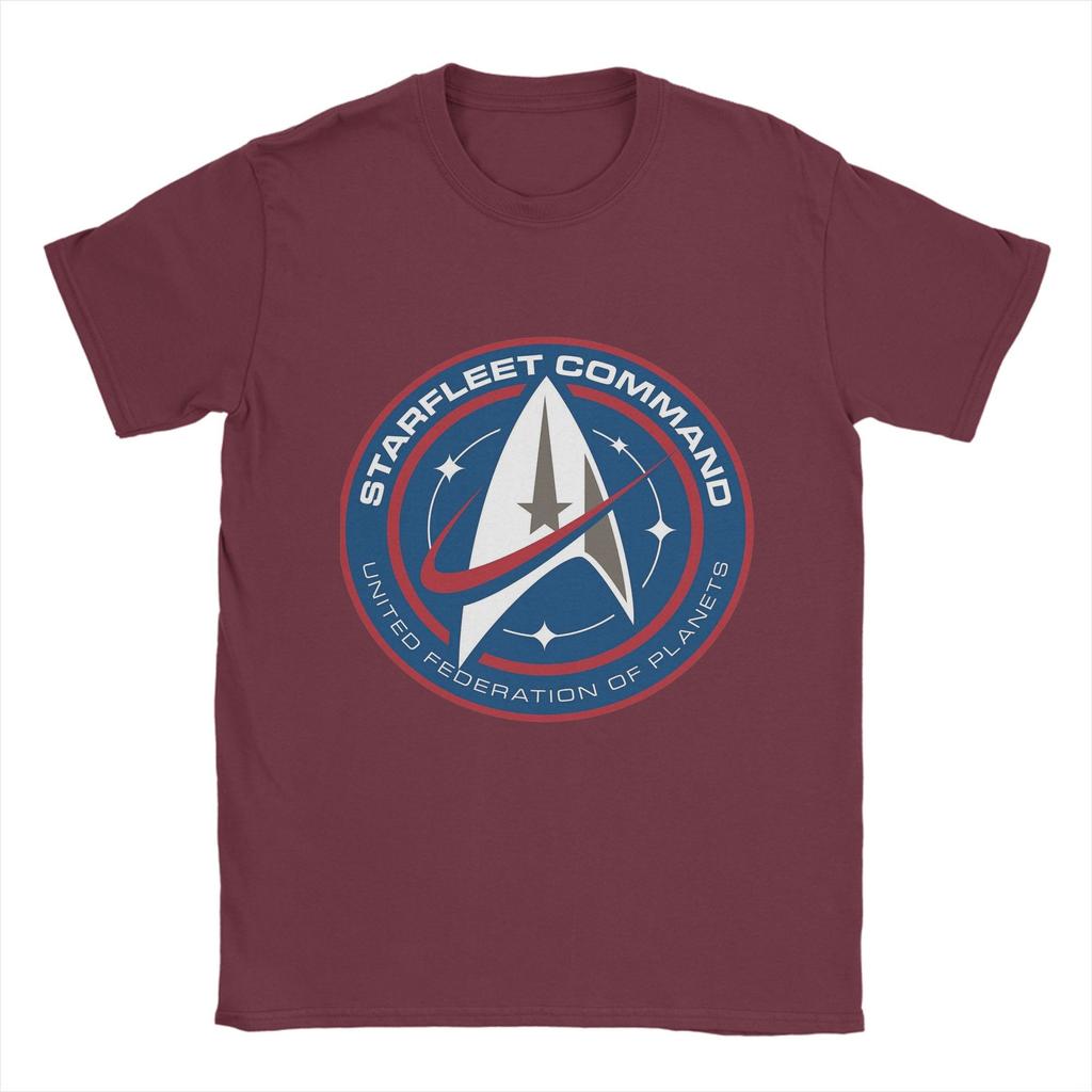 S-Stars T-Treks Discovery Starfleet Men's T Shirts  Novelty Tees Short Sleeve O Neck T-Shirt 100% Cotton New Arrival Clothing