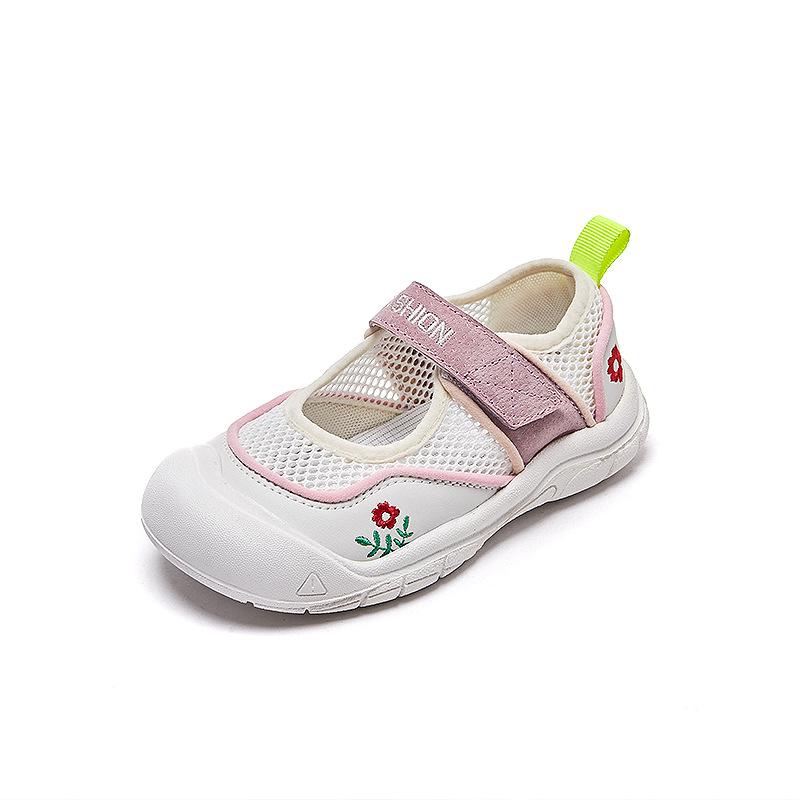

Girls Sneakers Spring Summer Women Sports Shoes Breathable Mesh Kid Shoe Versatile Comfort Girl Shoe Fashion Girl Sandals Tenis 26insole17cm розовый