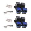 4 Pack Waterproof 40 Amp 12V Car Automotive 5-Pins Relay with Holder Sockets Kit