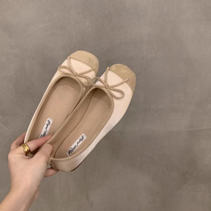 

Нежные вечерние туфли на плоской подошве, французские маленькие красные туфли, женские туфли 2025 года, весенне-осенние балетки серебристого цвета с мягкой подошвой 40